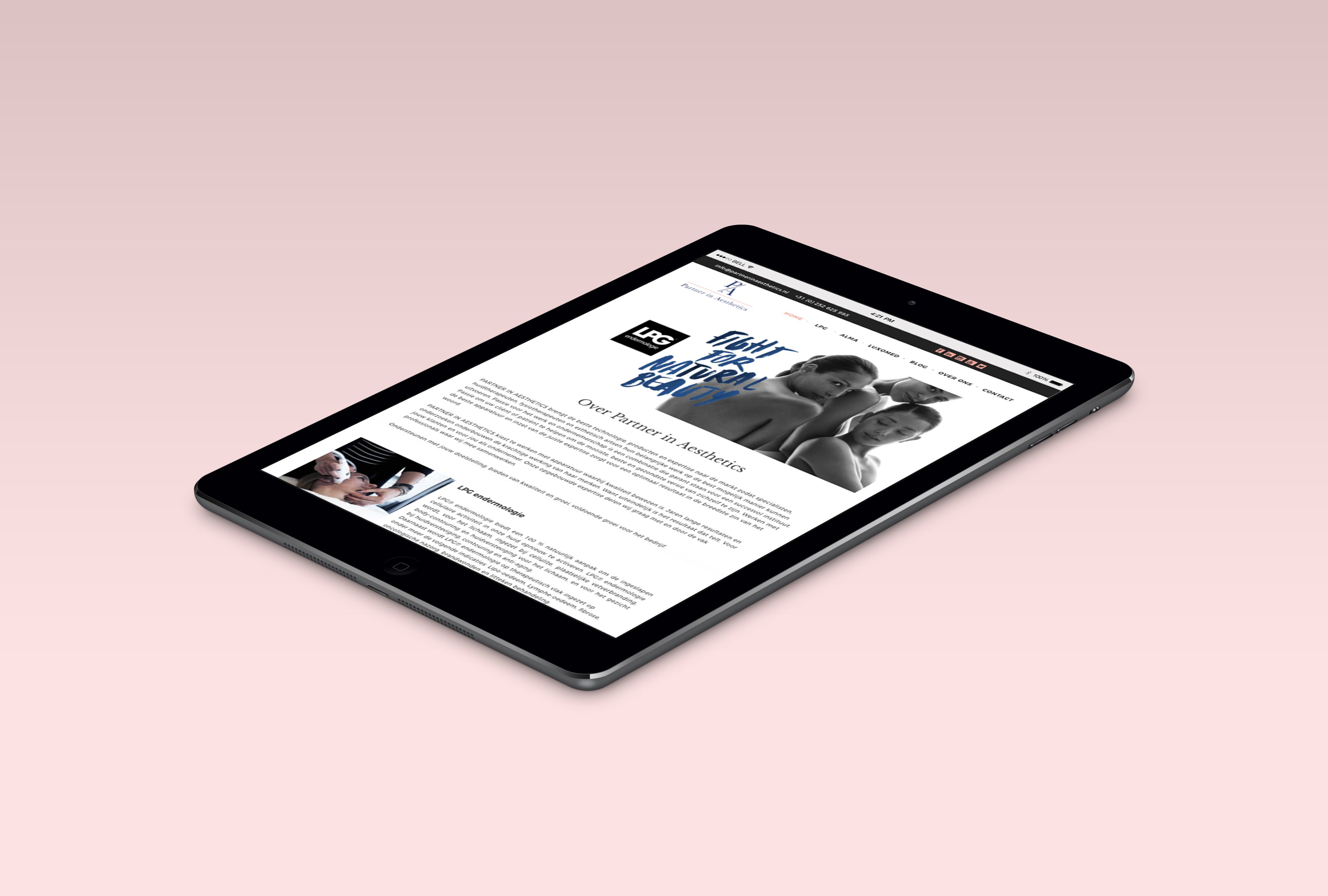 PinA ipad mockup